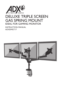 Manual ADX ADXDMGT17 Monitor Mount