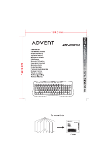 Bruksanvisning Advent ADE-KBW100 Tangentbord