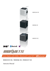 Bruksanvisning Radionette REXE5BL15E Klokkeradio