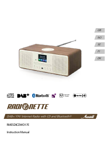 Bruksanvisning Radionette RMESDICDWO17E Radio