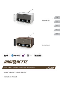 Brugsanvisning Radionette RMERDIWH15E Radio