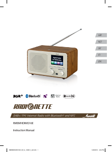 Bruksanvisning Radionette RMEMHDIWO16E Radio