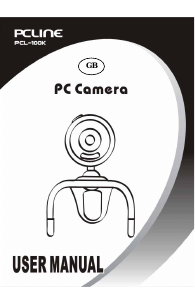 Handleiding PC Line PCL-100K Webcam