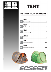 Manual Edges 66426 Tent