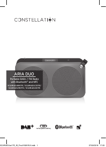 Manual Constellation SCARIADUCG17E Radio