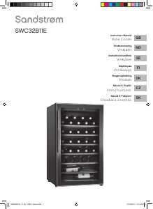 Manual Sandstrøm SWC32B11E Wine Cabinet