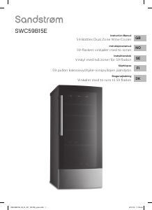 Käyttöohje Sandstrøm SWC59B15E Viinikaappi