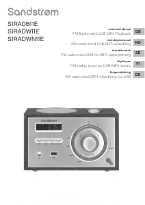 Brugsanvisning Sandstrøm S1RADWN11E Radio