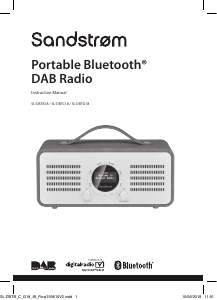 Manual Sandstrøm SL-DBTB18 Radio