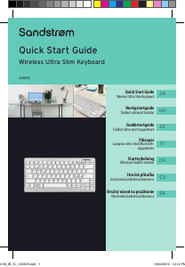 Bruksanvisning Sandstrøm S413X Tastatur