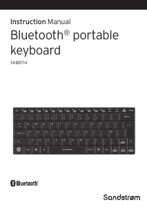 Manual Sandstrøm SKBBT14 Keyboard