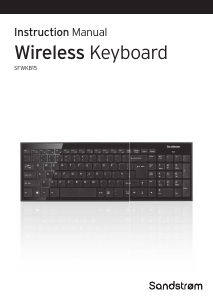 Manual Sandstrøm SFWKB15 Keyboard