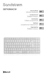Brugsanvisning Sandstrøm SBTKBMACW Tastatur