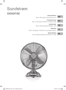 Manual Sandstrøm S30SDF15E Fan