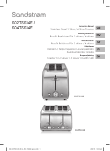 Bruksanvisning Sandstrøm S04TSS14E Brödrost