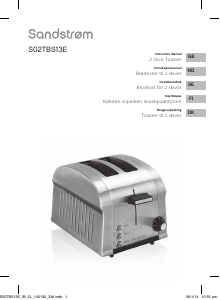 Manual Sandstrøm S02TBS13E Toaster