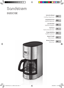 Brugsanvisning Sandstrøm S12DC13E Kaffemaskine