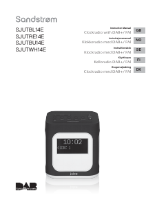 Manual Sandstrøm SJUTWH14E Alarm Clock Radio