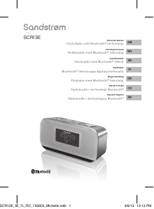 Manual Sandstrøm SCR13E Alarm Clock Radio