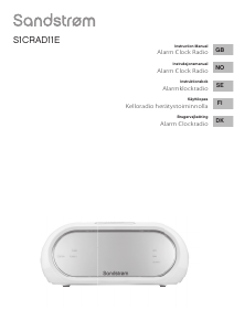 Handleiding Sandstrøm S1CRAD11E Wekkerradio