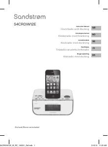 Manual Sandstrøm S4CRDiW12E Alarm Clock Radio