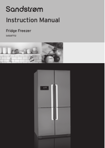 Manual Sandstrøm S4SSFF12 Fridge-Freezer