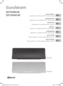 Bruksanvisning Sandstrøm SBTWMB14E Høyttaler