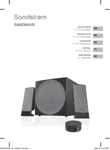 Manual Sandstrøm SANDWAVE Speaker