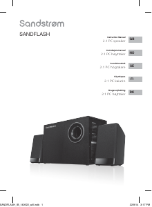 Manual Sandstrøm SANDFLASH Speaker