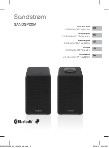 Manual Sandstrøm SANDSP20M Speaker