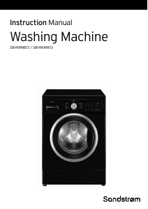 Manual Sandstrøm S814WMB13 Washing Machine