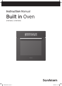 Manual Sandstrøm STMFOB13 Oven