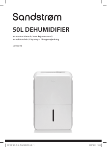 Manual Sandstrøm SDH50L19E Dehumidifier