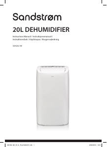 Manual Sandstrøm SDH20L19E Dehumidifier