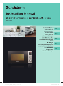 Manual Sandstrøm S25CSS11E Microwave