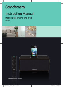 Manual Sandstrøm SPH1512 Speaker Dock