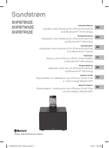 Handleiding Sandstrøm S1iPBTR12E Speakerdock