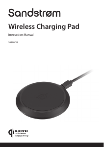 Manual Sandstrøm S65WC19 Wireless Charger