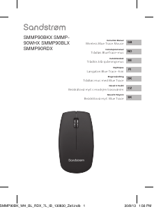 Manual Sandstrøm SMMP90BLX Mouse