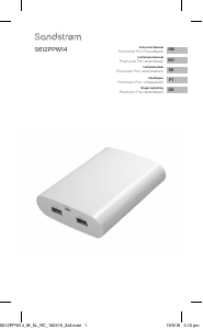 Manual Sandstrøm S612PPW14 Portable Charger