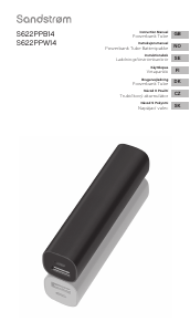 Manual Sandstrøm S622PPB14 Portable Charger