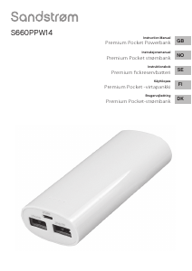 Manual Sandstrøm S660PPW14 Portable Charger