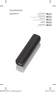 Manual Sandstrøm S622UPP14 Portable Charger