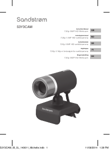 Brugsanvisning Sandstrøm S3Y3CAM Webkamera