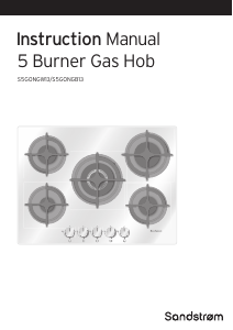 Handleiding Sandstrøm S5GONGW13 Kookplaat