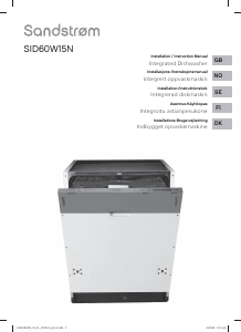 Brugsanvisning Sandstrøm SID60W15N Opvaskemaskine