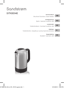 Manual Sandstrøm S17KBS14E Kettle