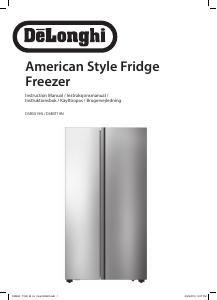 Manual DeLonghi DSBST19N Fridge-Freezer