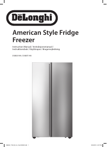 Manual DeLonghi DSBSX19N Fridge-Freezer