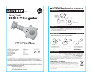 Manual Skip Hop Rock-A-Mole Guitar